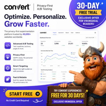 Convert Experiences Review 2026 – Privacy-First A/B Testing Platform with Exclusive 30-Day Free Trial from VikingDeal